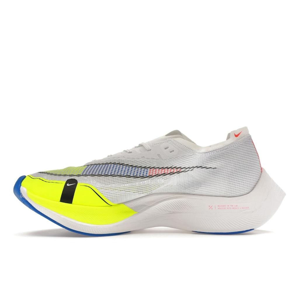 Nike ZoomX Vaporfly Next% 2 White Volt Racer Blue Men Sneakers Black CU4111-103