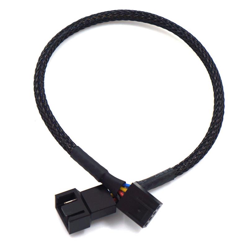 

Copper 4Pin/3Pin Pwm Connector Computer Case Fan Extension Power Cable 1pc