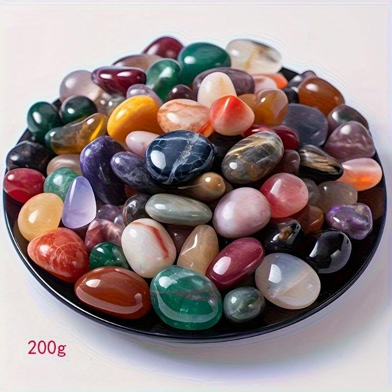 Natural Colorful Pebbles River Stones for Aquarium Decor Glass Terrarium Garden Potted Plants Landscaping