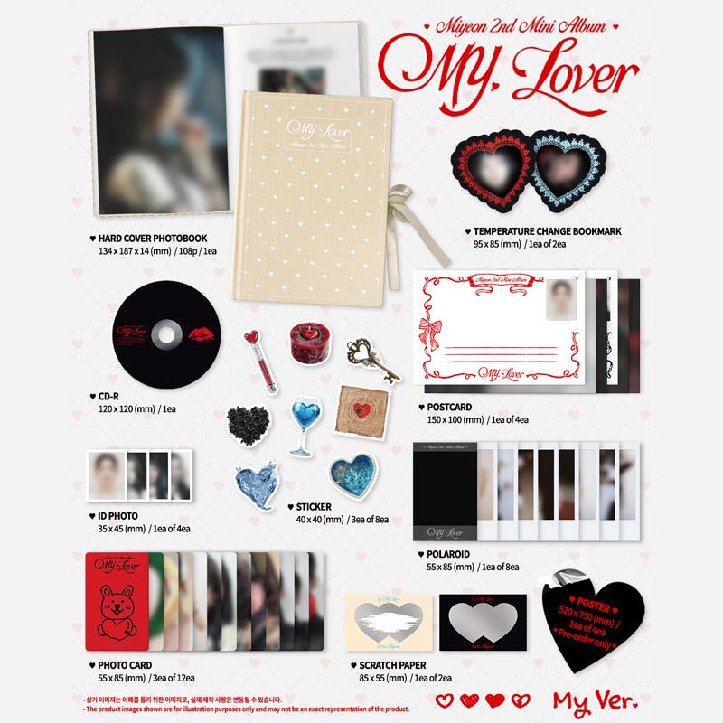 [PRE ORDER] MIYEON (G)I-DLE – 2nd Mini Album MY, Lover