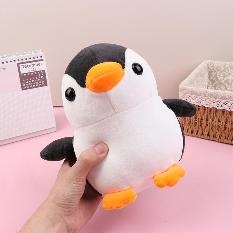 1 Piece 25/35/45Cm Cartoon Colorful  Penguin Plush Doll Pillow Blue Black Pink Animal Toy Home Decoration Gift For Boys Girls