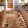 1PC Chicken Pattern Kitchen Rug Non-Slip Door Mats Pop design Bathroom Rug Bath Mat Carpet for Home Sink Laundry Decor