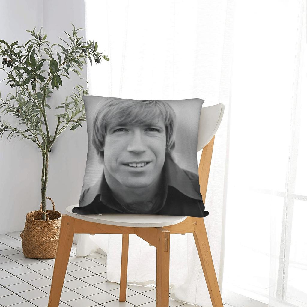 Chuck Norris Pillow Case Graphic Pillow Cover For Living Room Chair Kawaii Pillowcases