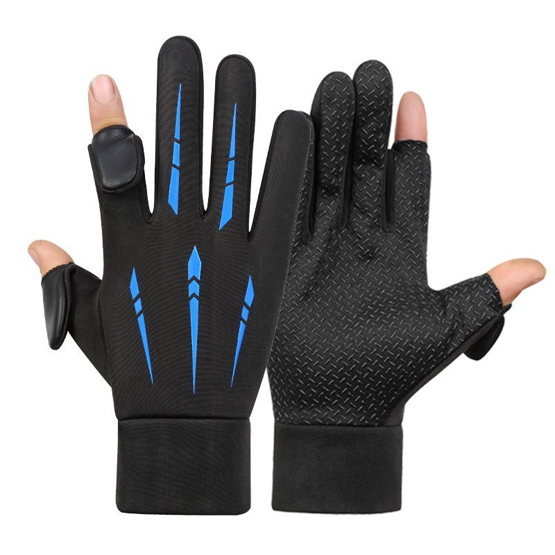 Unisex Touchscreen Winter Gloves: Warm, Non-Slip, Full Finger, Ideal for Outdoor Sports and Fishing.