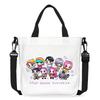 Anime Cartoon Print Student Go Out Portable Handbag Large Capacity Casual Canvas Bag