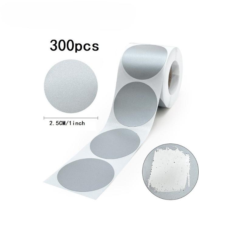

300 штук/рулон наклеек для царапин краски - идеальные наклейки для скрытой информации, забавные подарки для праздничной вечеринки 1 roll
