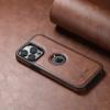 SUTENI Wireless Charging Luxury Faux Leather Magnet Phone Case for IPhone 17 Pro Max 16 Plus 15 14 13 12