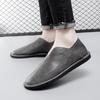 Fashion Men's Retro Genuine Leather Loafers Non-Slip Comfortable Walking Shoes Fashionable Slip-On Sneakers for Men New Classic Flats