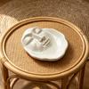 Modern Face Jewelry Dish Small Resin Trinket Tray Aesthetic Ring Necklace