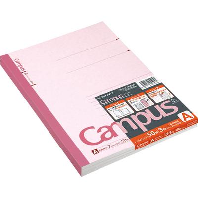 KOKUYO Note Campus Note B5 50 Sheets Pack A-lined 3-book No-5AX3
