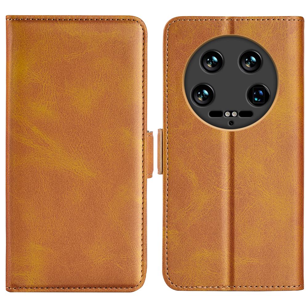 For Xiaomi 14 Ultra Phone Cover Magnetic Clasp Leather Phone Case with Wallet