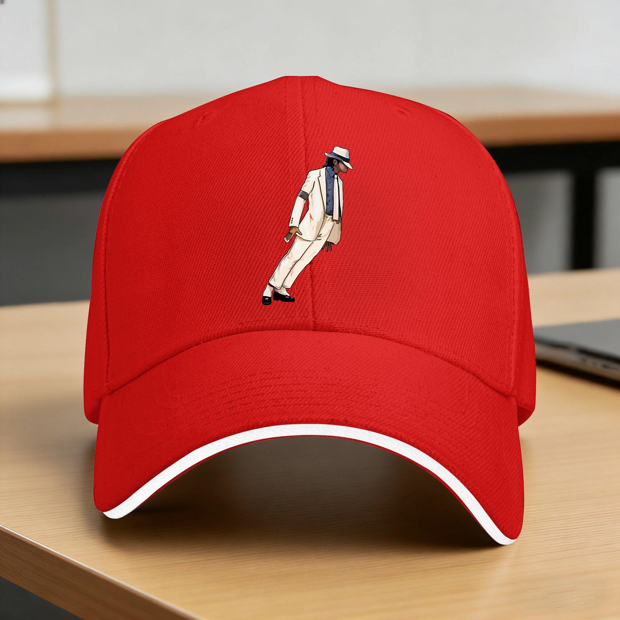 Michael Jackson Live Bad Tour Wembley Baseball Cap Unisex Adult Trucker Hat SunProof Print Outdoor Sports Snapback Cap One Size