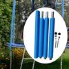 Steel Trampoline Enclosure Poles with Foam Padding