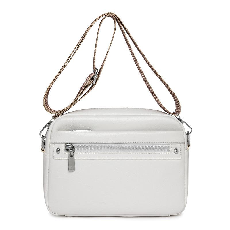Multi-pocket women's shoulder bag trendy atmosphere simple autumn and winter new broadband messenger