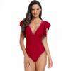2024 European & American Ruffle One-Piece Swimsuit for Women - Sexy Bikini Swimwear