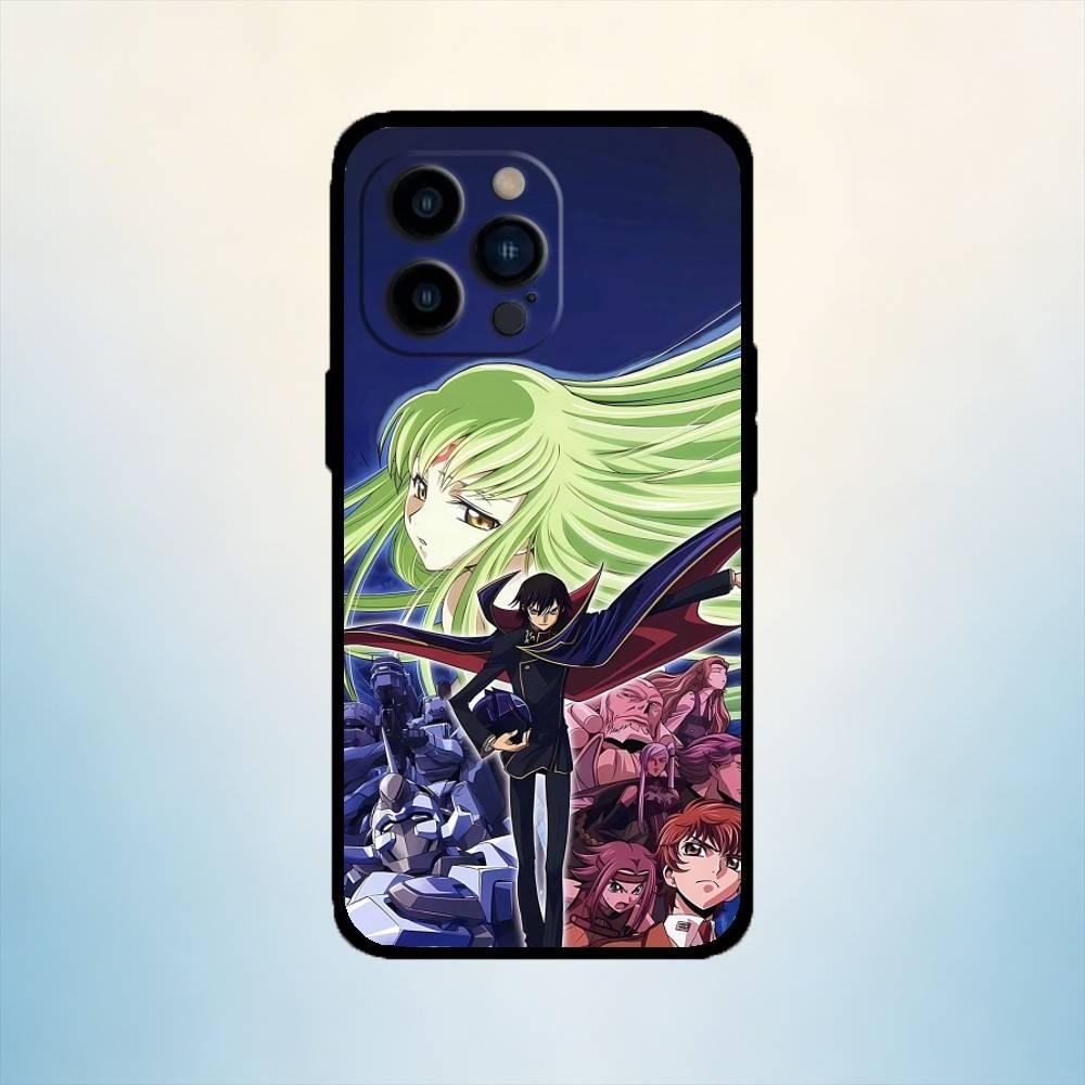 

AAA розкішний комікс Code Geass Чохол для телефону для iPhone 17,16,15,14,13,12,11 Plus,Pro Max,XS,М який силіконовий чорний чохол iPhoneXSMAX