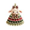 Kit Albero di Natale all'Uncinetto Set Decorazione in Filato Fai da Te