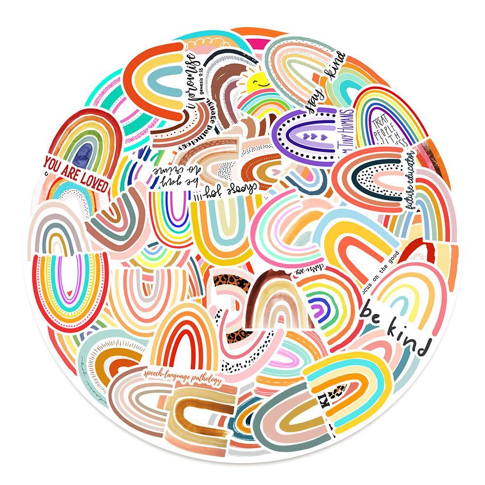 

50 Rainbow Bridge Graffiti Stickers Balance Car Mobile Laptop Waterproof Stickers