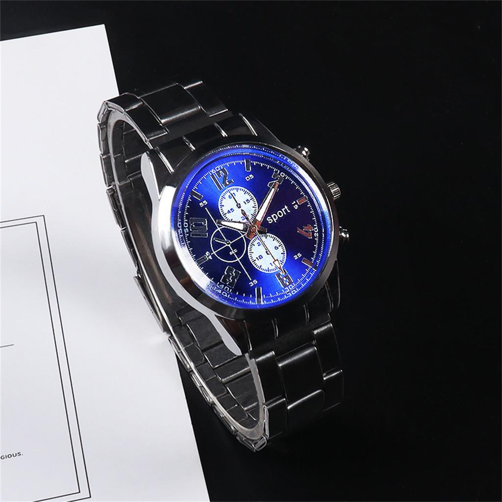 Men's Waterproof Luminous Running Alarm Clock Watch