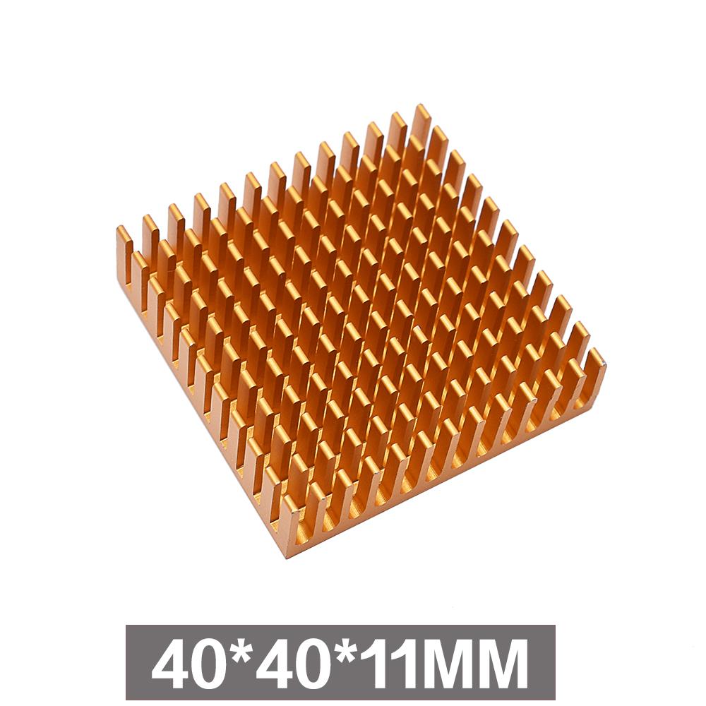 14*14*8mm Golden Black Aluminum Radiator IC Heat Sink Heat Sink 40 X 40 Mm X 11 Mm / 28 X 28 X 6 / 25 Mm