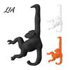 Cabinet Door Banana Holder Monkey Hook, 3D Printed Under Kitchen Hanger Storage Funny for Design Hook Bananas, Keys, Bags, Hats, Coats Countertop