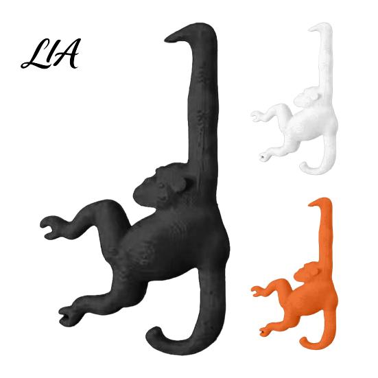 Cabinet Door Banana Holder Monkey Hook, 3D Printed Under Kitchen Hanger Storage Funny for Design Hook Bananas, Keys, Bags, Hats, Coats Countertop