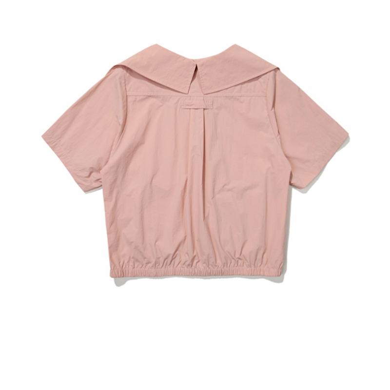 Women S Sailor Collar Short Sleeve Anorak