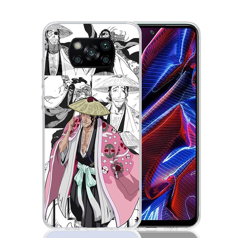 Ichigo Kenpachi Bleach Anime Phone Case For Xiaomi Poco F7 Ultra X7 X6 Pro X5 Redmi 15 15C 13 13C 12 12C 10 10A 10C 9 9A 9C 9T S