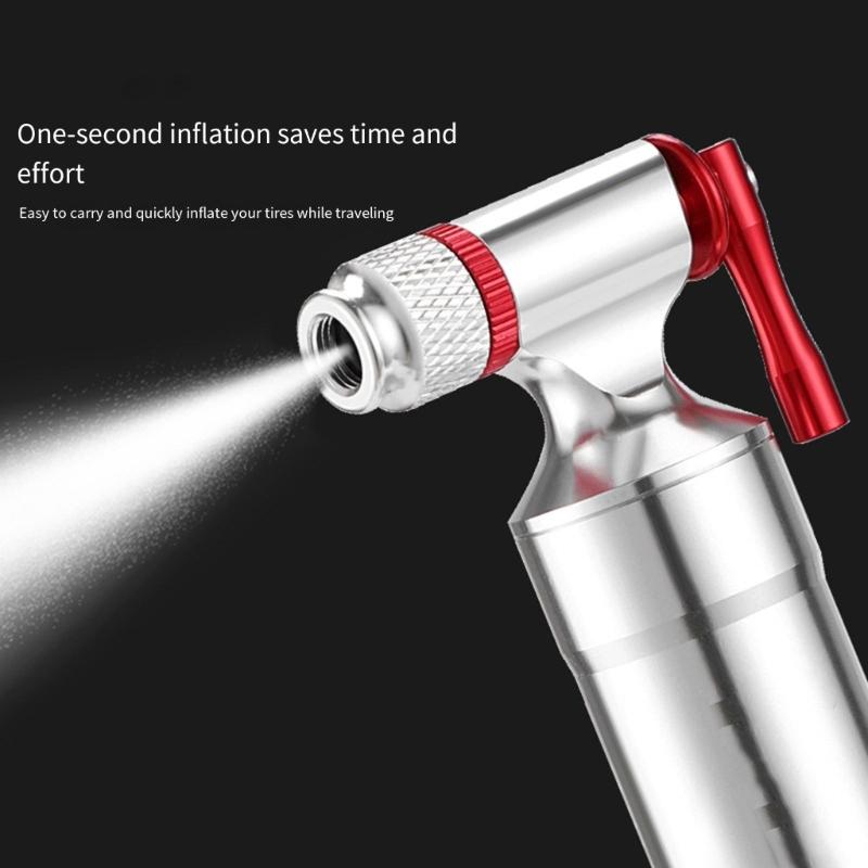 Travel Friendly Bicycles Inflator Quick Tire Pressure Adjustment Bicycles Pumps for Outdoor Sports and Exploration