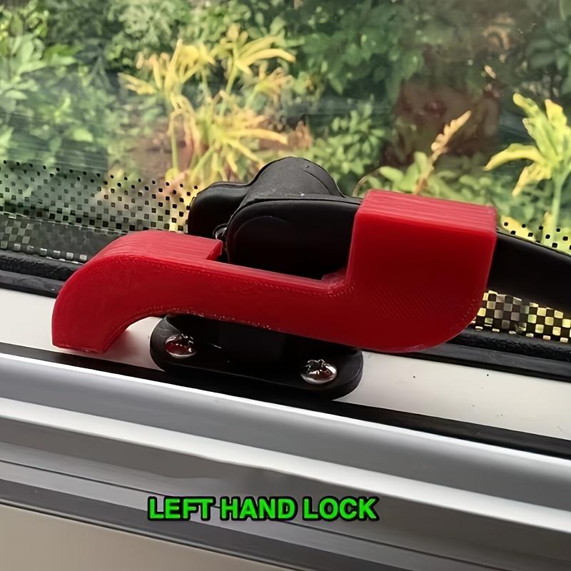 RV Window Security Locks 1 Pair, Anti‑Opening Safety Window Clips for Motorhome & Camper‑Van