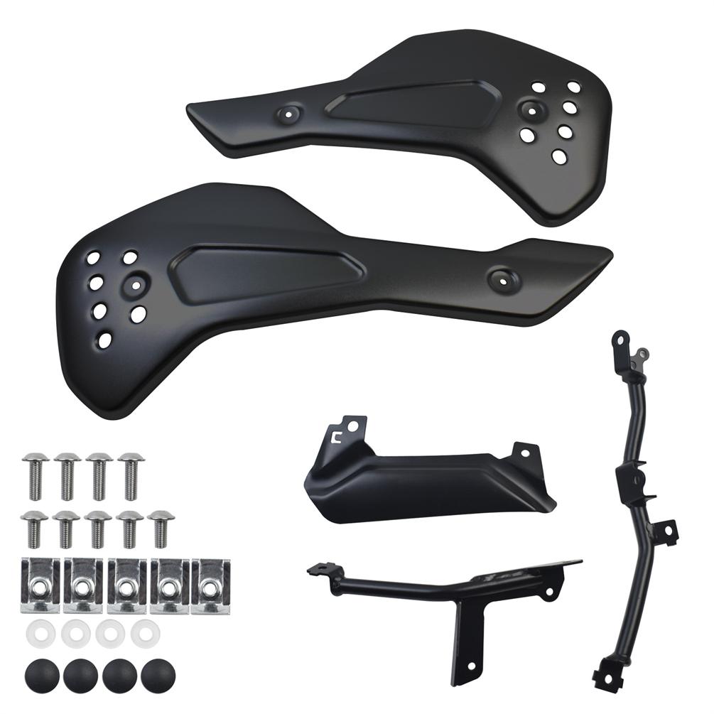 Для Trident 660 Защита днища Для Triumph Trident 660 2021-2024 Мотоцикла Нижняя защита двигателя и рамы Скид-плэйт Спойлер чёрный