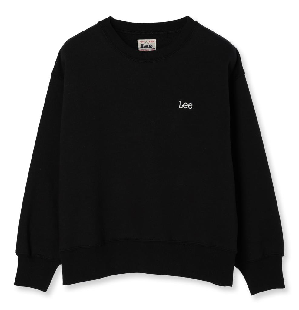 Lee Black Sweatshirt with Big Back Sizes Kids' Logo, 100-150cm
