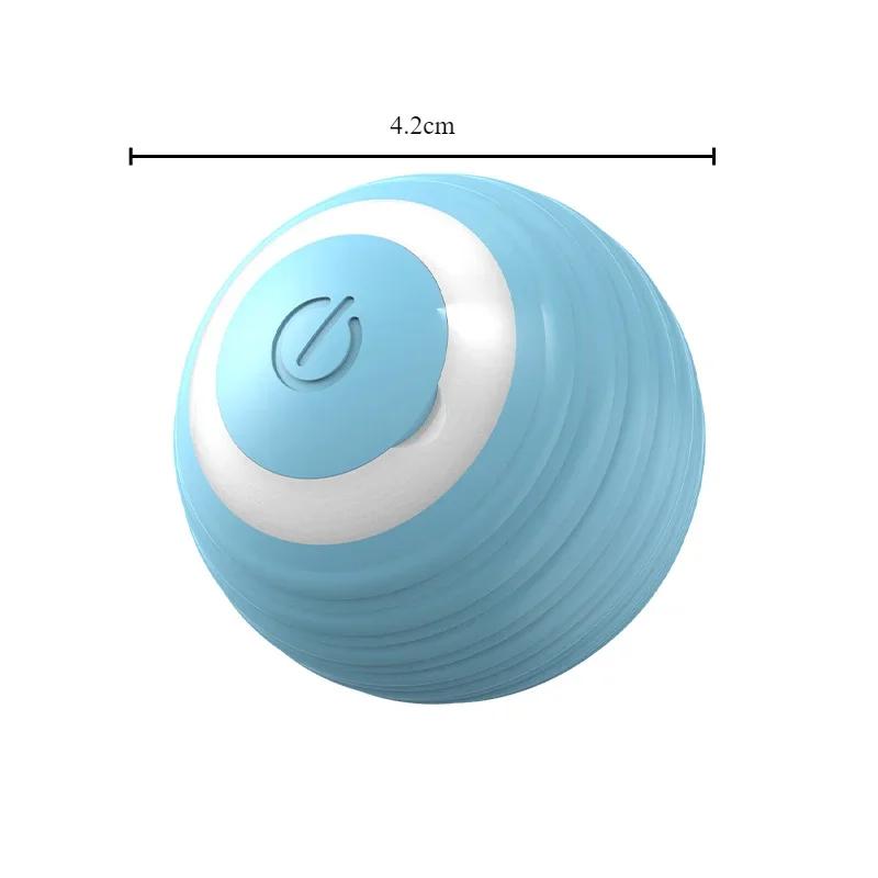 Intelligenter Katzenspielzeugball, elektronisch, interaktives Haustierspielzeug, beweglicher Ball, USB, automatisch beweglicher Hüpfball für Welpen, Geburtstagsgeschenk, Katzenprodukt