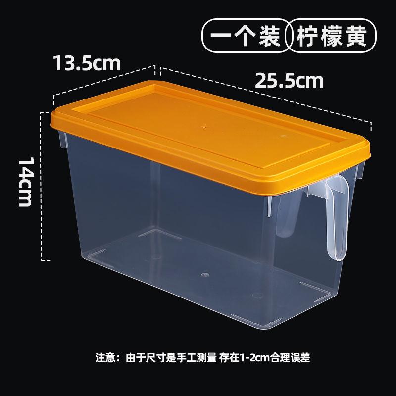 Kühlschrank Frischhalte Lebensmittel Aufbewahrungsbehälter Transparent Tragbar Eier Gemüse Obst Organizer mit Griff Feuchtigkeitsdicht