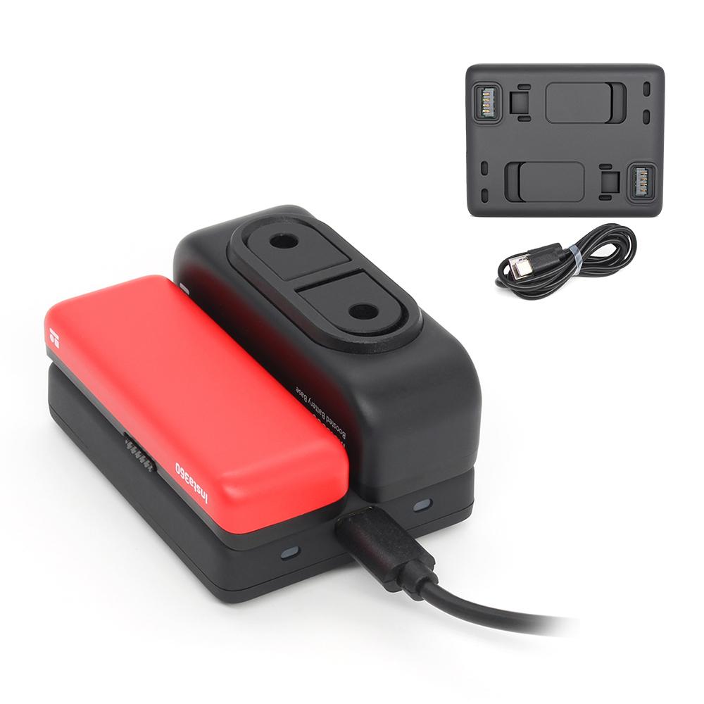 For Insta360 ONE R 2380mAh Boosted Battery Base Fast Charge HUB For Insta 360 R Camera Accessory