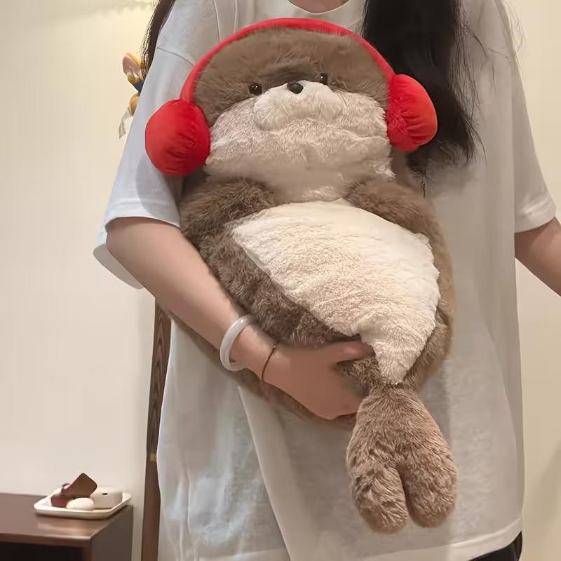 60cm Niedliche Robben Plüschtiere Weiches Kissen Lebensechte Simulation Stofftiere Seeotter Weiche Puppe Tier Spielzeug Cartoon Otter Kinder Geburtstagsgeschenk