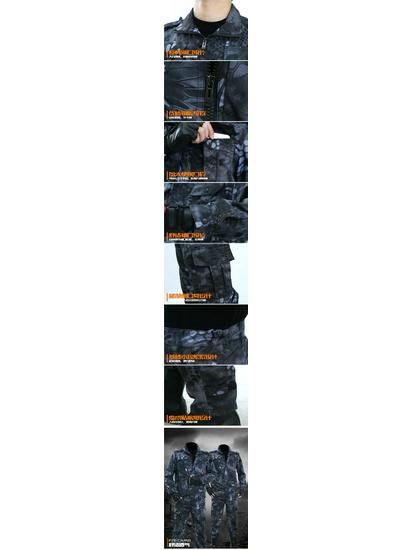 Ensembles de Vêtements de Travail de Soudure Camouflage: Combinaisons de protection de chantier durables pour hommes et femmes