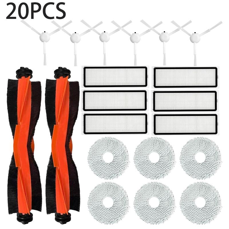 Kompatibel mit Für Xiaomi Roboterstaubsauger S20++B108GL/S10++B105 Teile Hauptbürste Seitenbürste HEPA-Filter Mopp Zubehör Tuch