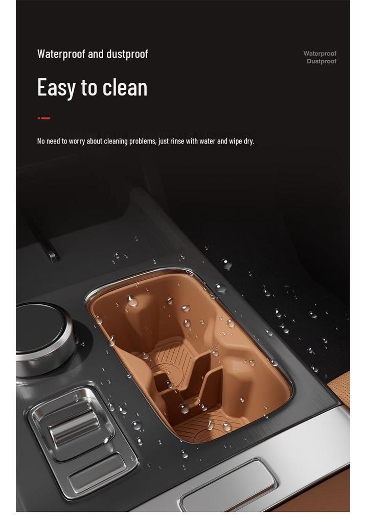 Chery ICAR V27 Cup Holder Silicone Anti-slip Mat for 26 Models - Interior Protective Cover.