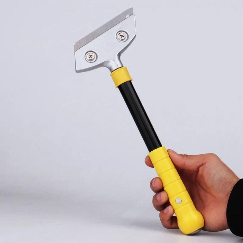 Heavy Duty Floor Cleaning Scraper Long Handle Wall Brick Spatula Floor Cleaning Tools Wall Brick