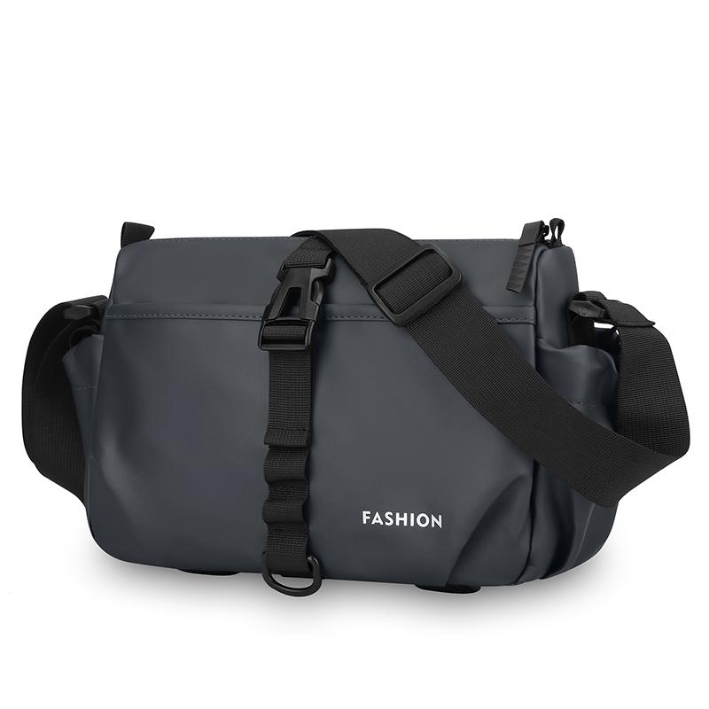 Casual Large Capacity Men's Crossbody Bag Outdoor Travel Nylon Material Water-Resistant Membrane Urban Minimalist Style