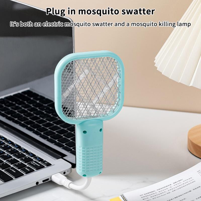 Pest Control Usb Mosquito Swatter Trap Electric Shock Mini Fly Bug Zapper Uv Light Portable Insect Racket Bedroom
