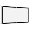 16:9 Thicken Portable Non Crease Soft White Polyester Projector Curtain Projection Screen 1.4-2.3 Meters Viewing Distance (40in )