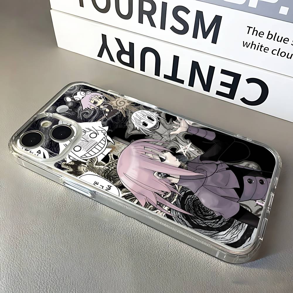 Crona Soul Eater Phone Case For iPhone 17,16,15,14,13,12,11 Pro,Max,Plus,X,XS,XR,SE4,E Mini Transparent Soft Cover
