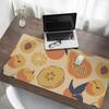 Protective Countertop Mat for Company Office Fruit Retro Pattern 120X60 Cm