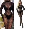 Women's Sexy Mesh BodyStocking Fishnet Lingerie Long Sleeve Babydoll Bodysuits