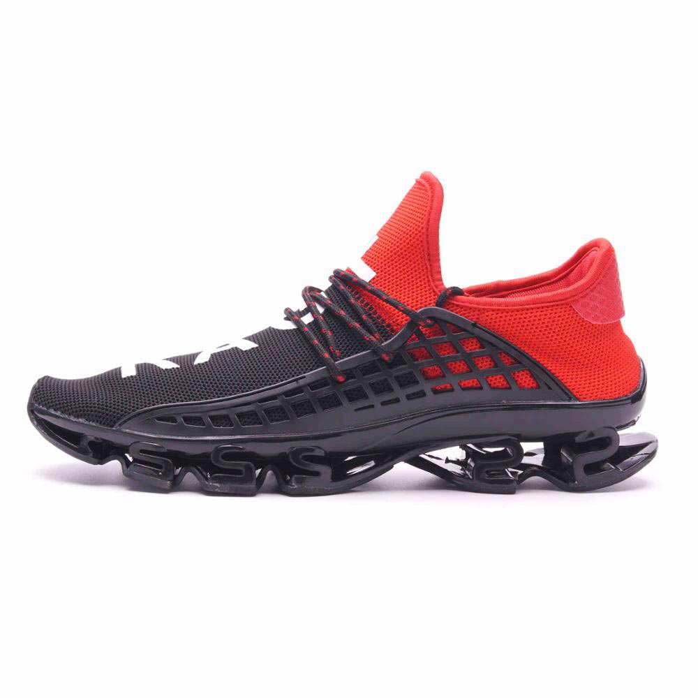 Fashion Oversize 2025 Summer Air Cushion Rubber Hard-wearing Men Sneakers Men's Running Shoes Sport Women Sports Shoes for Man Black