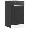 VidaXL Dishwasher Panel Kalmar Black 45x1.5x67 Cm, Dishwasher Front Panel, Panel, Front Door Panel 853648