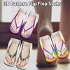 Creative 3D Printed Socks Low Ankle Funny Short Socks Cute Flip Flop Socks  Women