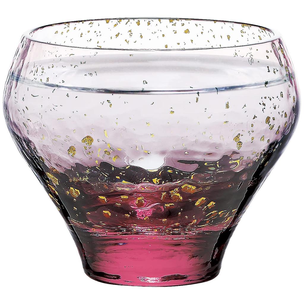 Toyo Sasaki Glass Edo Glass Yachiyo Kiln Cup Plum Purple 115ml Made In Japan Sake Cup Sake Glass Glass Cup Gift Present Present Respect for the Aged